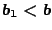$b_1<b$