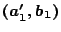 $(a'_1,b_1)$