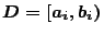 $D=[a_i,b_i)$