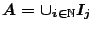 $A=\cup_{i\in\mathbb{N}}I_j$