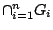 $\cap_{i=1}^n G_i$