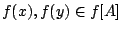 $f(x),f(y) \in f[A]$