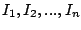 $I_1,I_2,...,I_n$