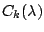 $C_k(\lambda)$