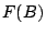 $F(B)$
