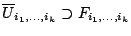 $\overline{U}_{i_1,\ldots,i_k}\supset F_{i_1,\ldots,i_k}$