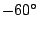 $-60^{\circ}$