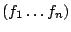 $(f_1\ldots f_n)$