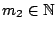 $m_2\in \mathbb{N}$