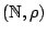 $(\mathbb{N},\rho)$