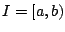 $I=[a,b)$