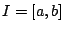 $I=[a,b]$