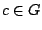 $c\in G$
