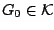 $G_0\in\mathcal{K}$