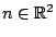 $n\in \mathbb{R}^2$