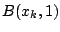 $B(x_k,1)$