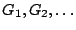 ${G_1,G_2,\dots}$